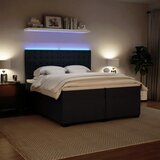  Krevet s oprugama i madracem tamnosivi 200x200 cm baršunasti | shoptok.hr