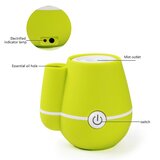 Venisymlis Mini Usb Ultrazvočni Vlažilec S Hladno Meglo 220 Ml - Čistilec Zraka V Obliki Vaze, Aroma Difuzor (Zelen), (22060870) | Shoptok.si