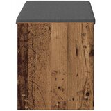  Klupa za hodnik s jastukom s policom Staro drvo 83 x 38 x 45 cm | Eponuda.com