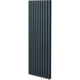 Monster ovalni stebrični radiator – 1800 mm x 600 mm – antracitno siva, (21569941) | Shoptok.si