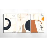 WALLXPERT dekorativna slika od kaljenog stakla 3 komada 1991 70 x 100 | ePonuda.com