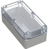 TRU COMPONENTS 6U07201008139 TC-13865156 industrijsko kućište 200 x 100 x 75 polikarbonat svijetlosiva, prozirna 1 kom. Cijene