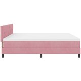 Box Spring Krevet s Madracem Ružičasta 200x200 cm Baršun | shoptok.hr
