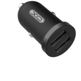 XO Polnilec za avto TZ08 2x USB 2,1A črn + kabel USB-C, (20444700) | Shoptok.si