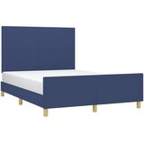  Okvir za krevet bez madraca plavi 140 x 190 cm od tkanine | shoptok.hr