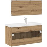  3-dijelni set kupaonskog namještaja käsityöläinen tammi | shoptok.hr