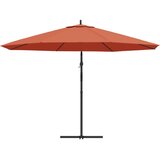  Konzolni vrtni suncobran s aluminijskim stupom 350 cm terakota | shoptok.hr