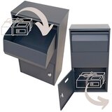  Saska Garden samostojeći paketni sandučić 41 × 23 × 75 cm sa šifrom | shoptok.hr