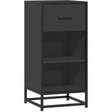 vidaXL Komoda crna 35,5 x 35 x 76 cm konstruirano drvo i metal Cijene