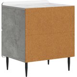  Noćni ormar Betonska siva 43 x 34,5 x 49,5 cm Konstruirano drvo | shoptok.hr