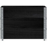  Okviri za palete 3 kom crni 80x60 cm od masivne borovine | shoptok.hr