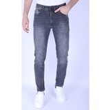 True Rise Kavbojke slim 146969178 Siva | Shoptok.si