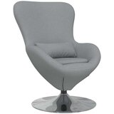  Jajolika fotelja Svijetlo siva 63 x 73 x 90 cm tkanina | shoptok.hr