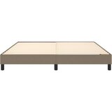  Okvir za krevet s oprugom smeđesivi 160x200 cm od tkanine | Eponuda.com