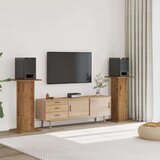 vidaXL Stojalo za zvočnike 2 kosa artisan hrast 30x30x95 cm inž. les cene