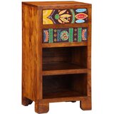  Cvjetni završni stol s ladicama Smeđa 40 x 35 x 75 cm | shoptok.hr