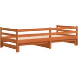  Dnevni krevet na razvlačenje voštano smeđi 80x200 cm | shoptok.hr