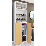 MID.YOU OMARA ZA ČEVLJE bela, barve bukve | Shoptok.si