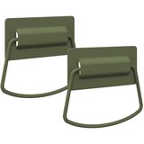  Ručke za ormariće 2 pcs Maslinasto zelena 85 x 45 mm Metal | shoptok.hr