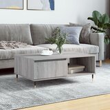  Stolić za kavu siva boja hrasta 90x60x35 cm konstruirano drvo | shoptok.hr