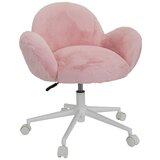 MID.YOU Mladinski Vrtljivi Stol Kiddy Teddy, Roza | Shoptok.si
