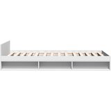  Okvir kreveta s ladicom bijeli 90 x 190 cm konstruirano drvo | shoptok.hr