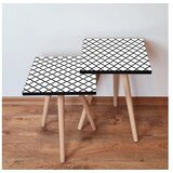 Hanah home set stolića za kafu 2Shp359, 2 dijela, šareni | Eponuda.ba
