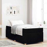  Krevetna konstrukcija s madracem Crna 80 x 200 cm tkanina | shoptok.hr