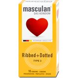 Masculan kondomi rebrasti i tačkasti veliko pakovanje od 10kom | ePonuda.com