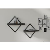 Hanah home Sezo - Anthracite Anthracite Wall Shelf Cene