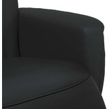 Naslonjač od umjetne kože s osloncem za noge crni | shoptok.hr