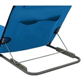  Sklopive podloge za plažu od čelika i tkanine 2 kom plave | shoptok.hr