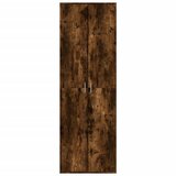  Visoka komoda dimljeni hrast 60x35x180 cm konstruirano drvo | shoptok.hr
