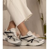 Gemre Silver women's sports sneakers with glitter Bakari | Shoptok.si