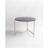 Velvet Atelier Črna marmorna okrogla mizica ø 50 cm Morgans – Really Nice Things | Shoptok.si