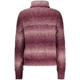 Desigual Otto ženski pulover s polovičnim zatvaračem ljubičasti Slike