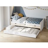 Marckeric Bijeli/u prirodnoj boji dječji krevet s prostorom za odlaganje 90x190 cm Valka – | shoptok.hr