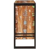 vidaXL Strani šal s predalom Rjava 66 x 33 x 70 cm trden predelan les | Shoptok.si