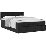 vidaXL Otomanski krevet s madracem crni 140x190cm od tkanine Cijene