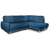 Bonami Selection Plava sklopiva kutna garnitura od samta (s desnim kutom) Tori – | shoptok.hr