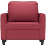  Fotelj vinsko rdeč 60 cm umetno usnje | Shoptok.si