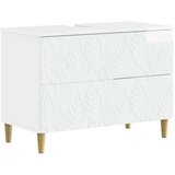  Set kupaonskih ormara od 2 dijela DELFT Bijela visokog sjaja | shoptok.hr
