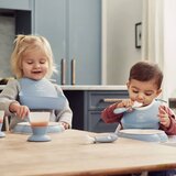 BABYBJORN 2 dijelni set podbradnjaka feeding powder blue | shoptok.hr