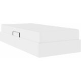  Krevet s madracem i skladištem s madracem 2 pcs Bijelo Koža | shoptok.hr