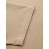 Ombre Men's waffle-textured T-shirt with round neckline - sand | Shoptok.si