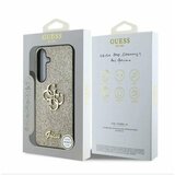 Guess PU Fixed Glitter 4G Metal Logo Zadní Kryt pro Samsung Galaxy S25+ Gold Ovitek za telefon Vijolična | Shoptok.si