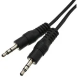 3.5 mm na 3.5 mm audio kabel kutni 1 m crni