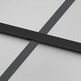  Klizna vrata s priborom 76 x 205 cm kaljeno staklo i aluminij | shoptok.hr