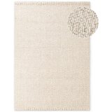 Elle Decoration Kremno bela/slonokoščena ročno tkana preproga iz mešanice volne 120x170 cm Majoli – | Shoptok.si