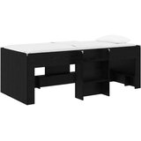  Kreveta za visoko spavanje djece 2 pcs Crni hrast 98.5 x 200 cm | shoptok.hr